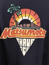 MATSUMOTO Shave Ice North Shore HiLife Hawaii Tank Top Shirt XL Black