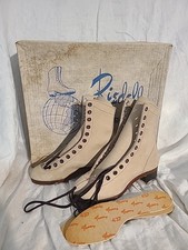 NOS Riedell Red Wing Rental Skate Shoes Boots Size 3 Leather Suede 2212 1469