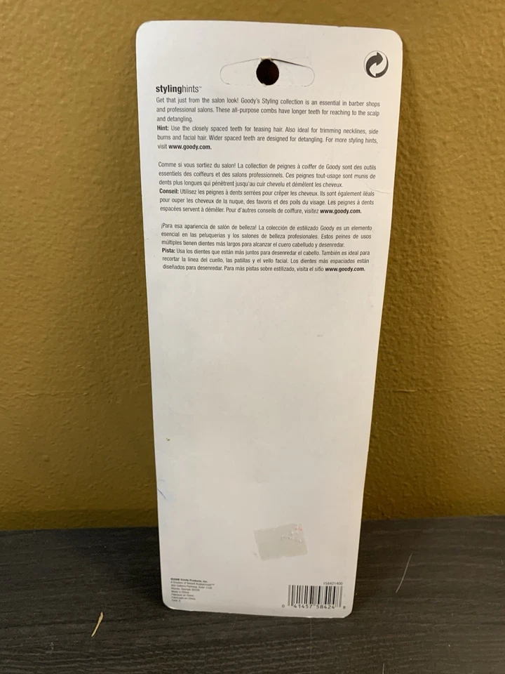 Paquete de peinado Goody So Fresh cabello irrompible 8 peines 2006 sellado EE. UU. Foto 2 de 4