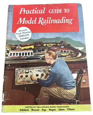 Vtg Magazine Practical Guide to Model Railroading 1954 Track Planning Template