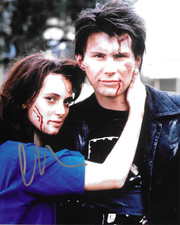 * CHRISTIAN SLATER * signed 8x10 photo * HEATHERS * COA *