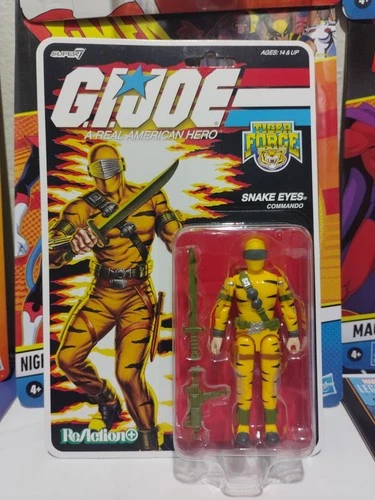 GI Joe Super 7 Reaction+ O Ring Target Tiger Force Snake Eyes New on Sealed Card