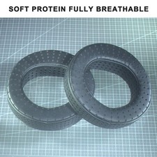 Cuscinetti auricolari di ricambio in schiuma per cuffie AKG-K812 pelle di pecora proteica morbida