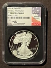 2020-W $1 SILVER AMERICAN EAGLE NGC PF70 FDOI signed John M. Mercanti : 06767