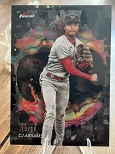 2024 Topps Finest - Rare C.J. Abrams #265 Black Refractor 10/10 🔥🔥🔥