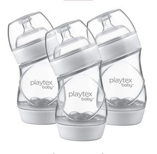 Playtex Baby VentAire, Anti-Colic, 6 Oz - 3 Bottles NEW Unused 0-3 Mo Slow