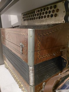 Harpsichord Strafella France Very Old Vintage Perfect Accordion With...