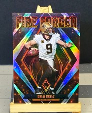 2022 Phoenix #FF-3 Drew Brees HOLO Fire Forged Insert Saints Football Card