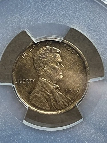 1916 Wheat Penny PCGS MS 63 BN, Beautiful Woody Wheat Cent