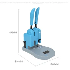 Manual Hole Punch Single-Hole Punch for 300 Sheets of A4 Paper Hole Punch