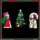 ❄️🎄Set of 3 VINTAGE Tiffany Style Stained Glass Tealight Votive Candle Holders