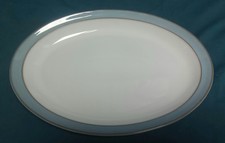 Denby Colonial Blue Oval Platter