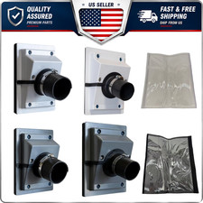 HVAC Wall Penetration  Line-Set Cover Kit Split System Adjustable Indoor/Outdoo