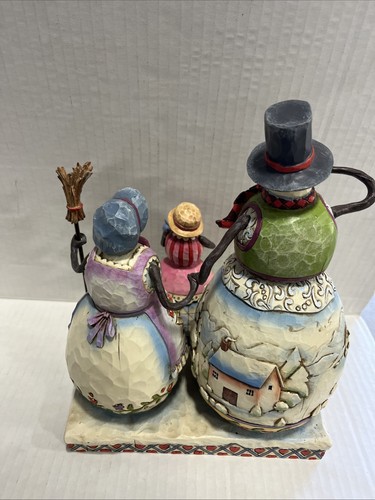JIM SHORE Enesco Heartwood Creek 4005442 "WARM HEARTS ON FROSTY DAYS" 🔥 - Picture 3 of 7