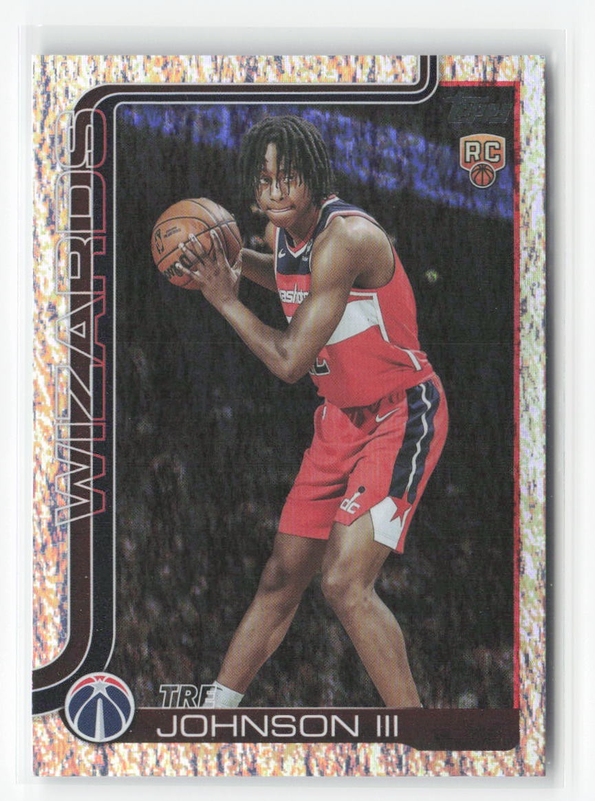 2025-26 Topps #206 Tre Johnson III Holo Foil