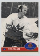 1991 Future Trends '72 Hockey Canada Gold Ink Swirl Gary Bergman #87 Auto 1oo3