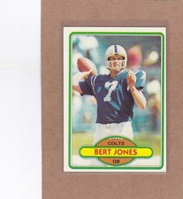 1980 TOPPS FOOTBALL BERT JONES #45 COLTS EXMT *A45094