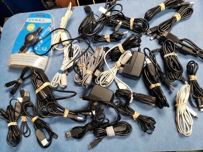 USB mini cables lot of 33 original various length used