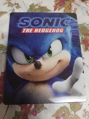Sega Sonic the Hedgehog 4K Ultra HD + Blu-ray Steelbook Best Buy 2 Disc Set