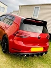 VW Golf R MK7.5 Rear Diffuser Fin Blade Spoiler Splitter Kit