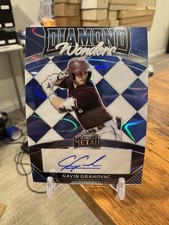 2024 Leaf Metal Baseball Gavin Grahovac Prospect RC Auto #/15 - 2026 Top 10 Pick
