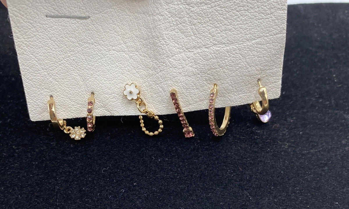 Free people 6 Pcs. La Fleur earring set eBay