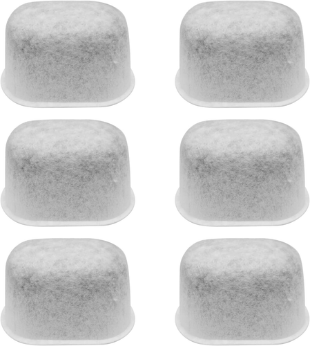 6 Pack Charcoal Water Filters for Breville Espresso Machine,Disposable Coffee Fi