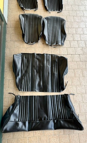 Set Schonbezüge für Fiat 126 Fsm Farbe Schwarz Modell Nylon - Bild 4 von 7