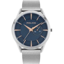Image of POLICE Watch 15919JS/03MM Men's Stainless Steel Mesh Bracelet Watch RRP £119