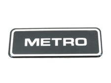Genuine New Rare AUSTIN ROVER METRO GRILLE BADGE BADGE Front Black Emblem