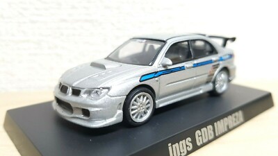 1/64 Aoshima OPTION ings GDB SUBARU IMPREZA WRX STI SILVER diecast
