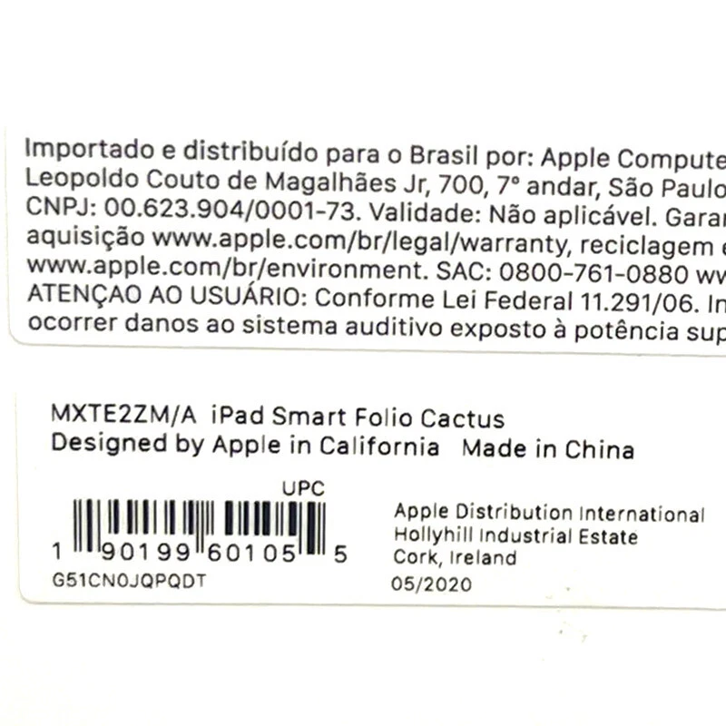 Apple Smart Folio iPad Pro 12.9" 6th Gen 5th 4th 3rd Gen Case - Cactus MXTE2ZM/A - Image 3 of 4