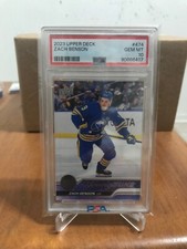2023 Upper Deck Young Guns Zach Benson PSA 10 GEM MT