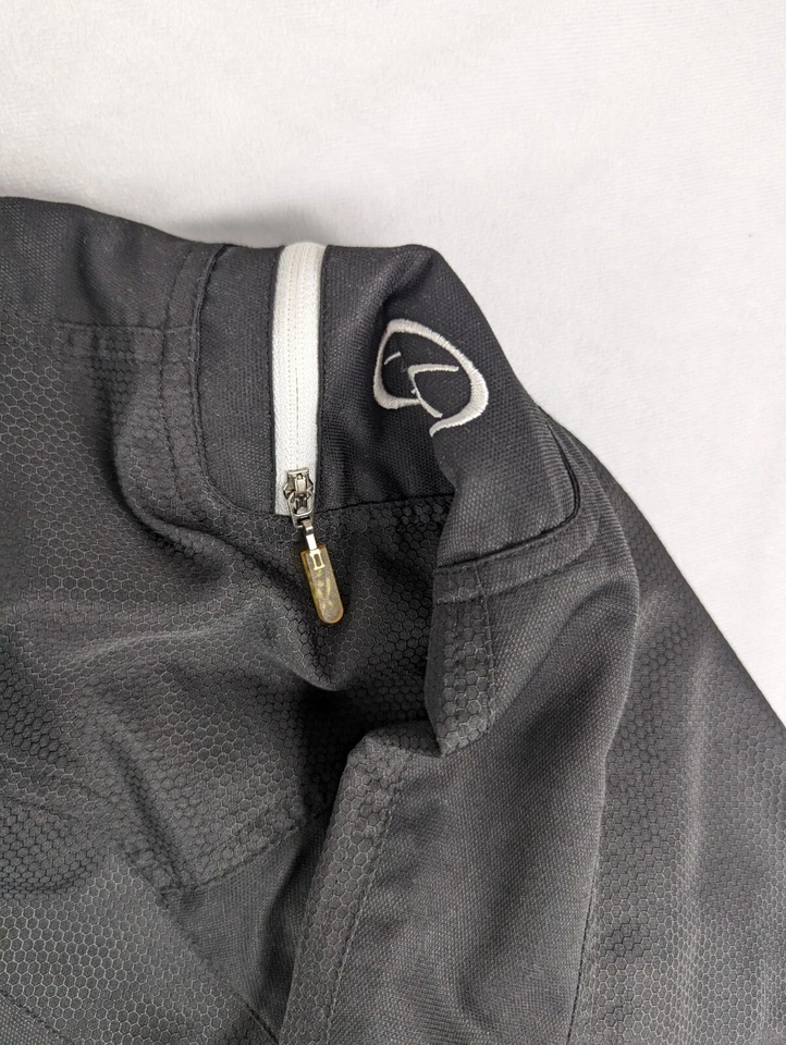 Chaqueta de fútbol Xara para hombre extra grande negra calentamiento impermeable silenciosa Foto 4 de 4