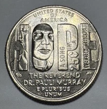2024-P Hope Dr. Murray Washington 25cent Quarter from Mint Bag. Uncirculated BU
