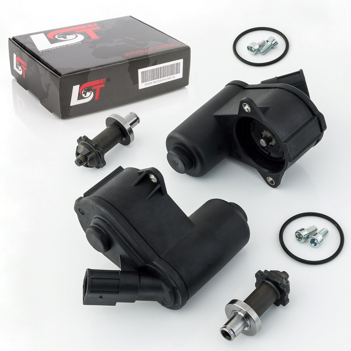 2x Set Actuator Caliper Adapter Parking Brake Epb for audi A6 C6 Since 07/2006