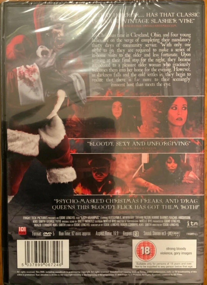 Mother Krampus / The Christmas Devil. 2x Christmas Horror DVD. New / Sealed - Image 3 of 3