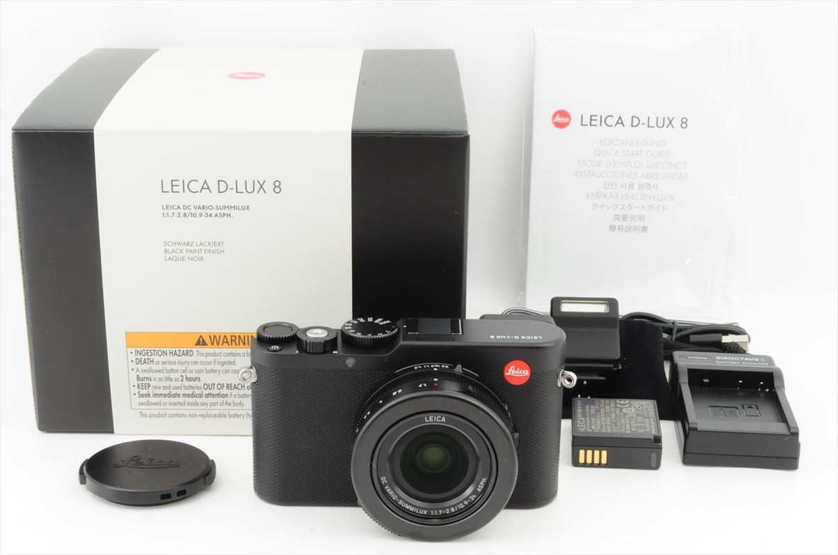 Leica D-LUX 8 Compact Digital Camera Black Top Mint From Leica D-LUX 8 Compact Digital Camera Black Top Mint From