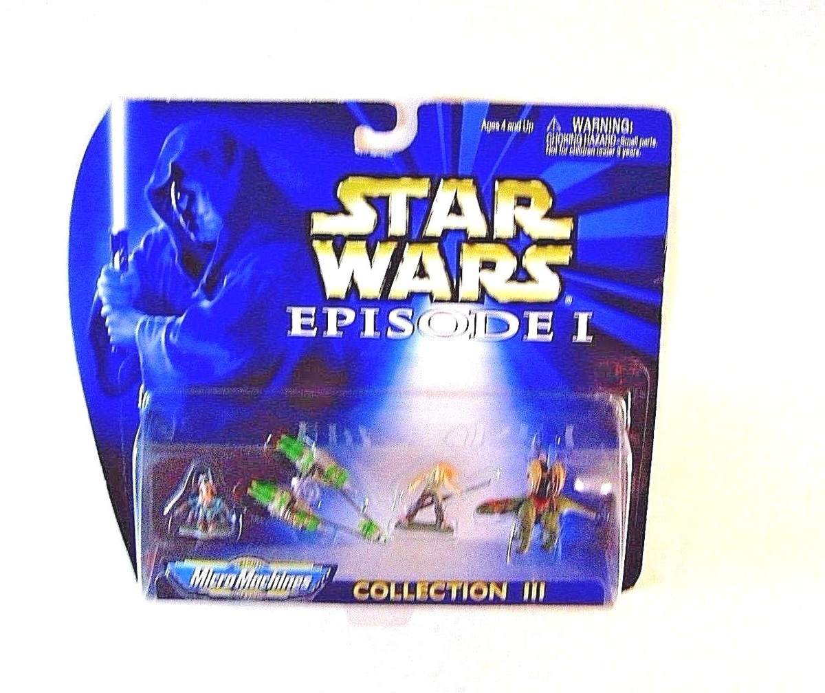 STAR WARS EPISODE 1 MICROMACHINES COLLECTION 3, INCLUDING