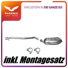 für BMW X3 E83 3.0 D (2003-2006) Auspuffanlage Mittelrohr+Endschalldämpfer