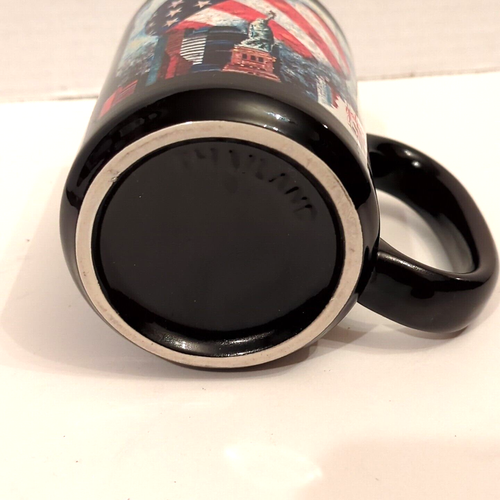 Yakov Smirnoff Black Coffee Mug Cup American Heart Vintage - Picture 5 of 6