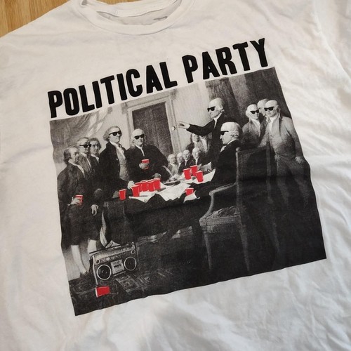 T-shirt Riot Society Partito Politico Taglia XL - Foto 2 di 3