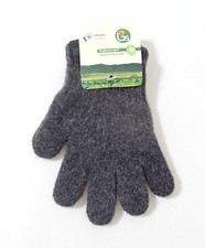 Mongolia Unisex Camel Woolen Black Gloves Childrens, Kid Winter Warm Hand Gloves