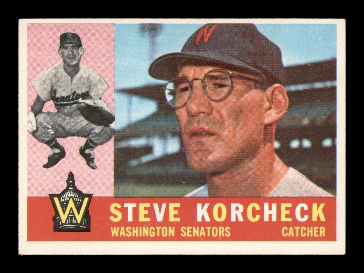 1960 Topps #56 Steve Korcheck EX Baseball Card OBGcards
