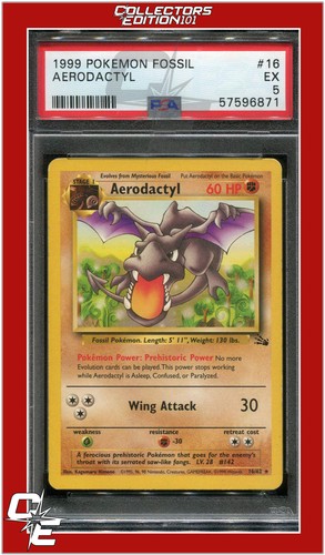 Aerodactyl (Unlimited) graded PSA 5 for sale on eBay
