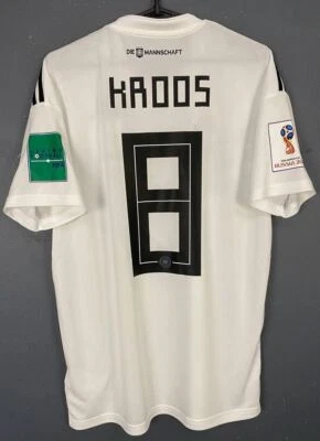 MAILLOT DE FOOTBALL HOMME NEUF ALLEMAGNE 2018/2019 ALLEMAGNE TONI KROOS SOCCER - Photo 1/4