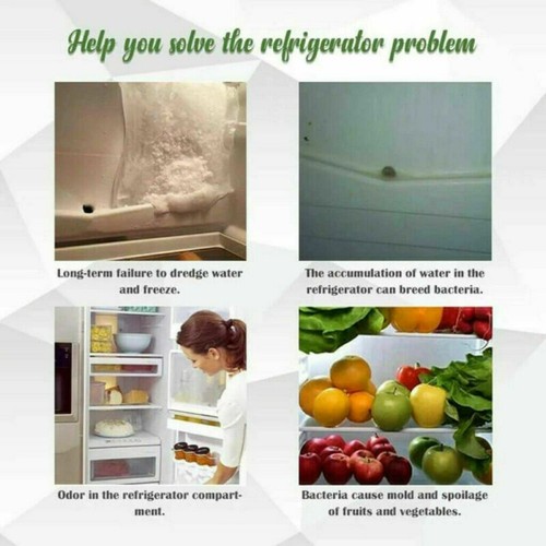 Refrigerator drain hole blockage remover cleaning kit with 3 plungers UK stock - Picture 8 of 8