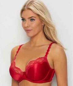 NWT DITA VON TEESE STAR LIFT BALCONETTE BRA  Color: Red  Sz: 32D  Style: D58955