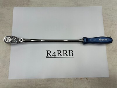 #ad Snap on Tools USA NEW 1 4quot; Drive POWER BLUE Extra Long Flex Ratchet THLLFD72MB $229.95