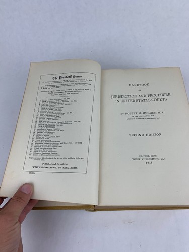 Jurisdiction and Procedure in United State Courts Hughes Hornbook Series 2nd Ed - Picture 5 of 12